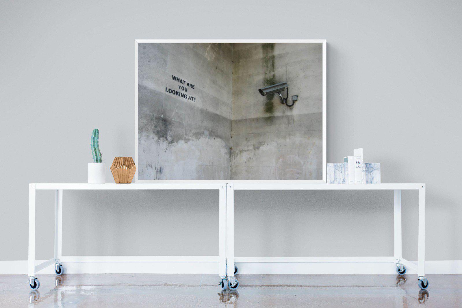 What Are You Looking At-Wall_Art-120 x 90cm-Mounted Canvas-White-Pixalot