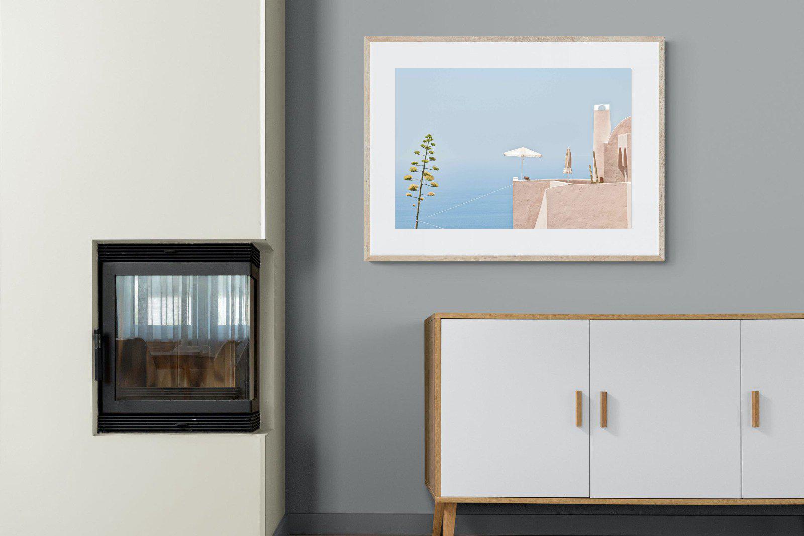 Where The Sea Meets The Sky-Wall_Art-100 x 75cm-Framed Print-Wood-Pixalot