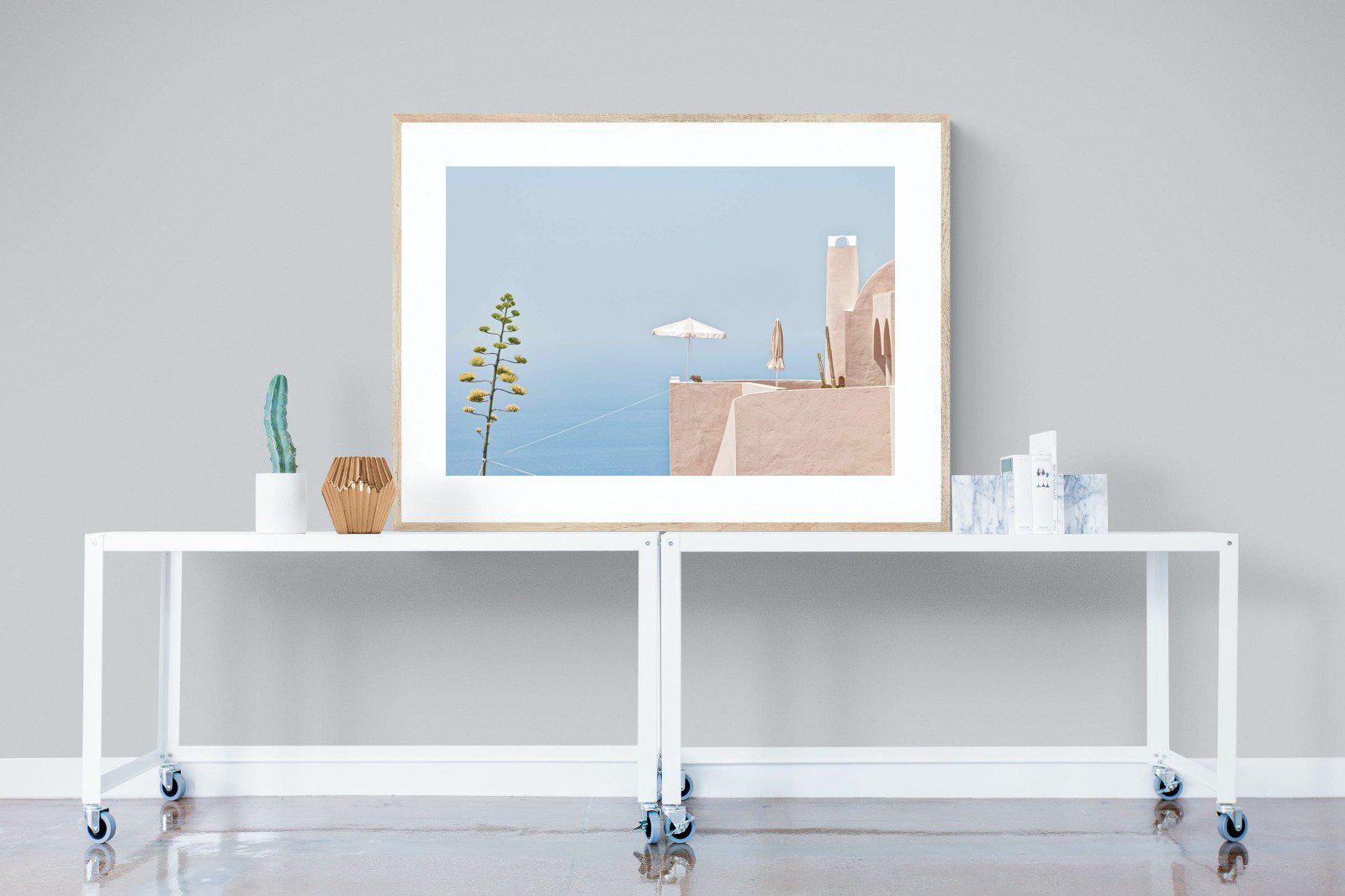 Where The Sea Meets The Sky-Wall_Art-120 x 90cm-Framed Print-Wood-Pixalot