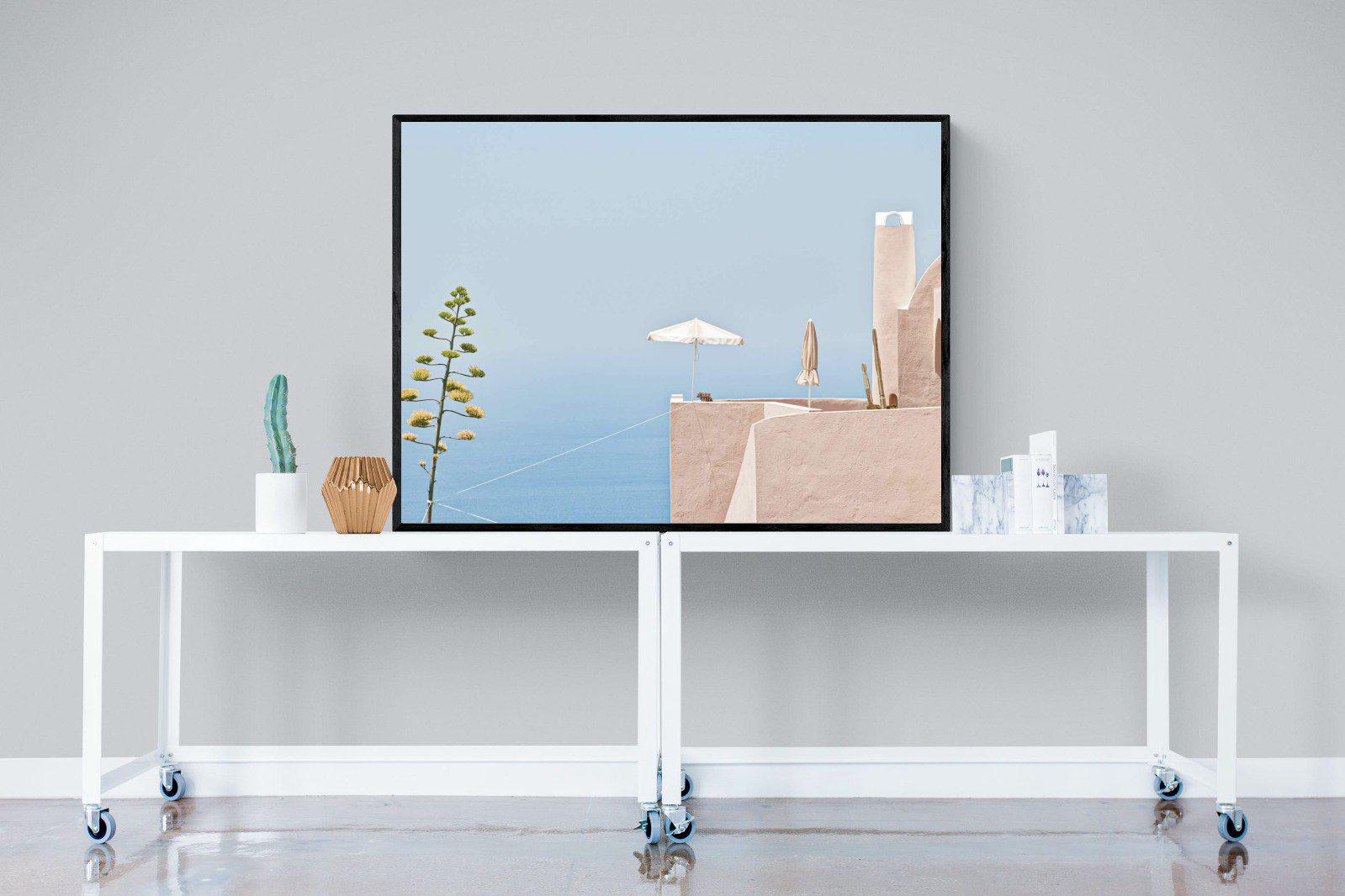 Where The Sea Meets The Sky-Wall_Art-120 x 90cm-Mounted Canvas-Black-Pixalot