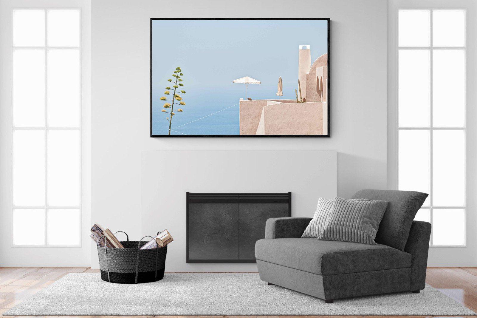 Where The Sea Meets The Sky-Wall_Art-150 x 100cm-Mounted Canvas-Black-Pixalot