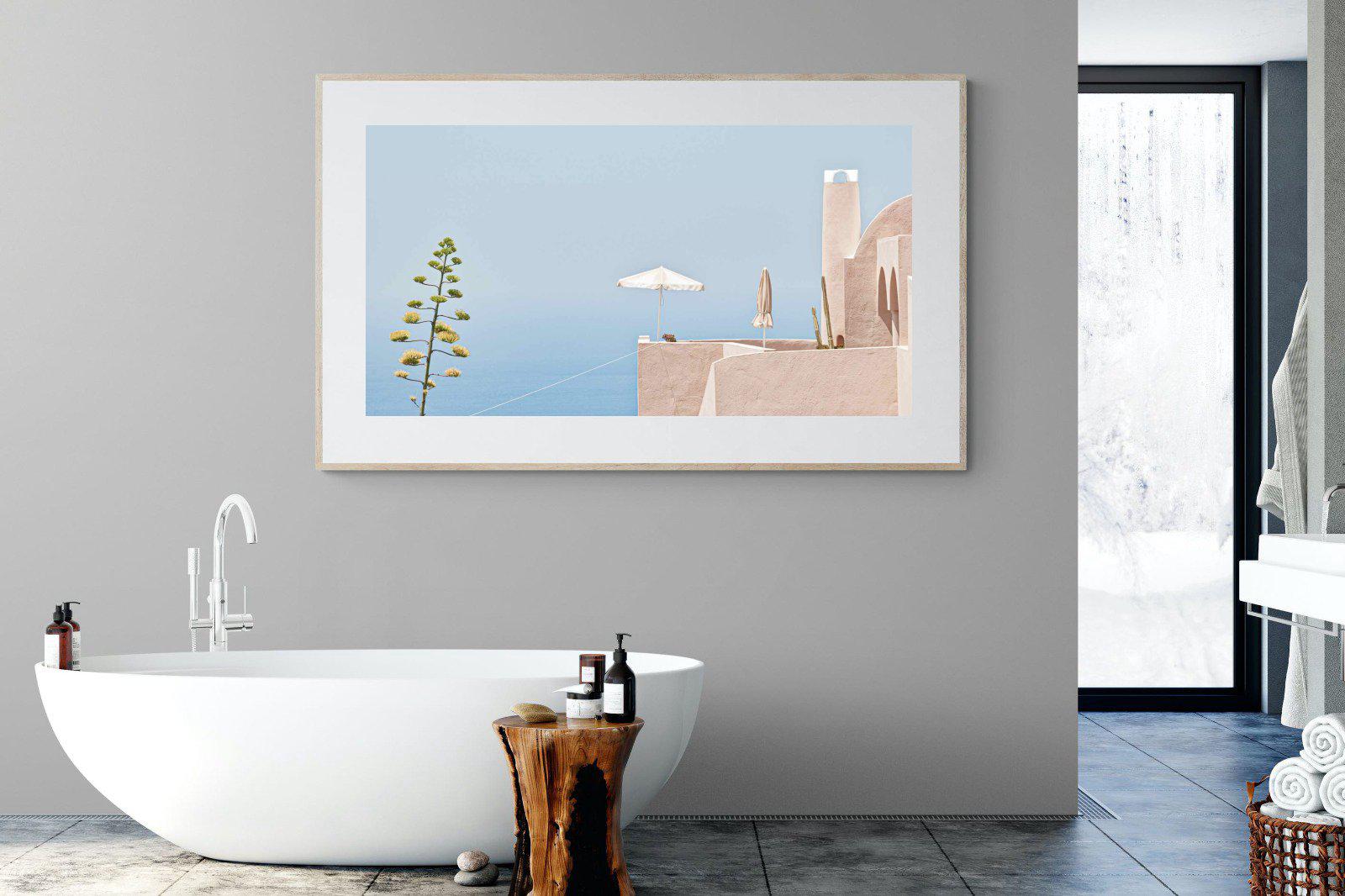 Where The Sea Meets The Sky-Wall_Art-180 x 110cm-Framed Print-Wood-Pixalot