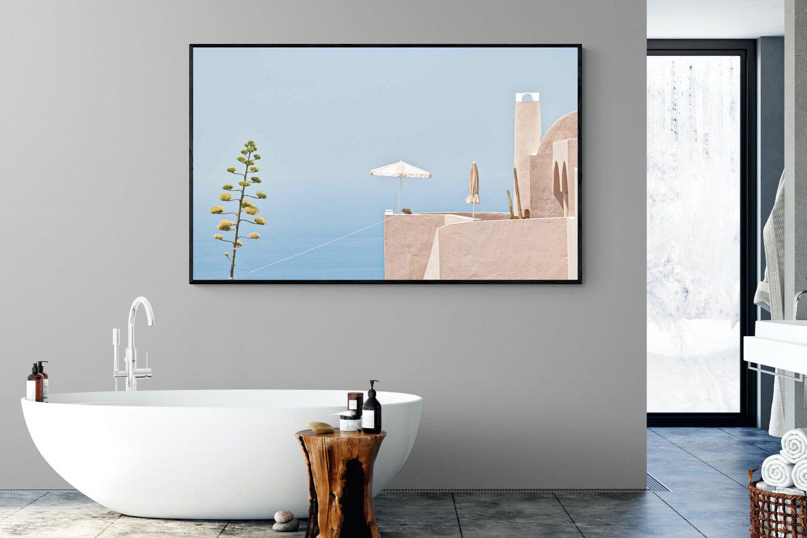 Where The Sea Meets The Sky-Wall_Art-180 x 110cm-Mounted Canvas-Black-Pixalot