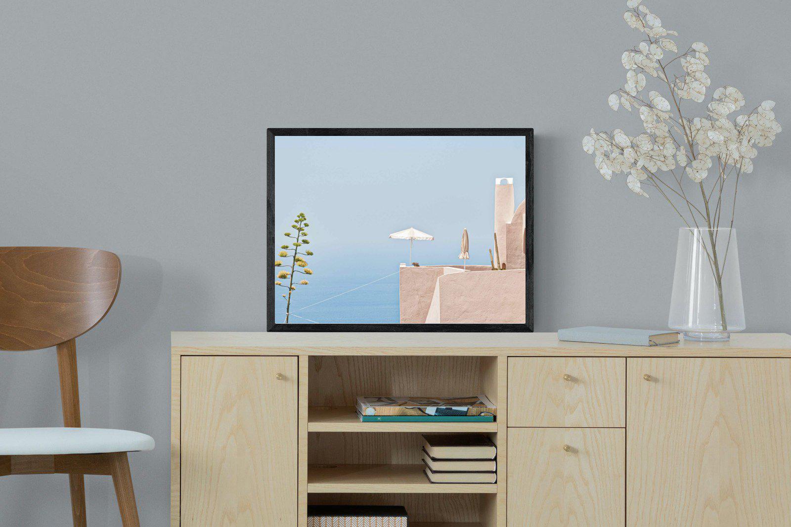 Where The Sea Meets The Sky-Wall_Art-60 x 45cm-Mounted Canvas-Black-Pixalot