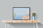 Where The Sea Meets The Sky-Wall_Art-80 x 60cm-Mounted Canvas-Black-Pixalot