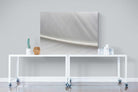 White Feather-Wall_Art-120 x 90cm-Mounted Canvas-No Frame-Pixalot