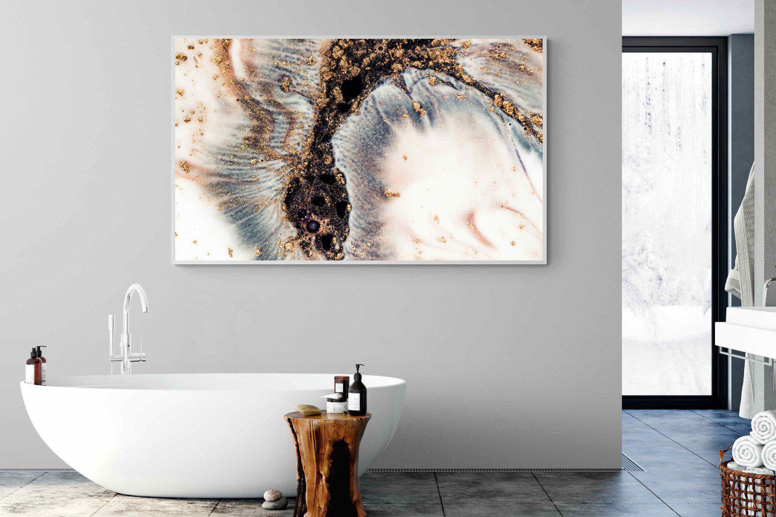 White Gold-Wall_Art-180 x 110cm-Mounted Canvas-White-Pixalot