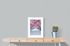 White On Red-Wall_Art-45 x 60cm-Framed Print-White-Pixalot