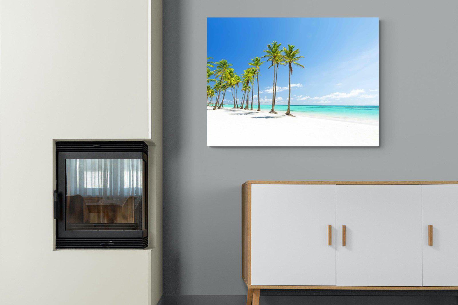 White Sand-Wall_Art-100 x 75cm-Mounted Canvas-No Frame-Pixalot