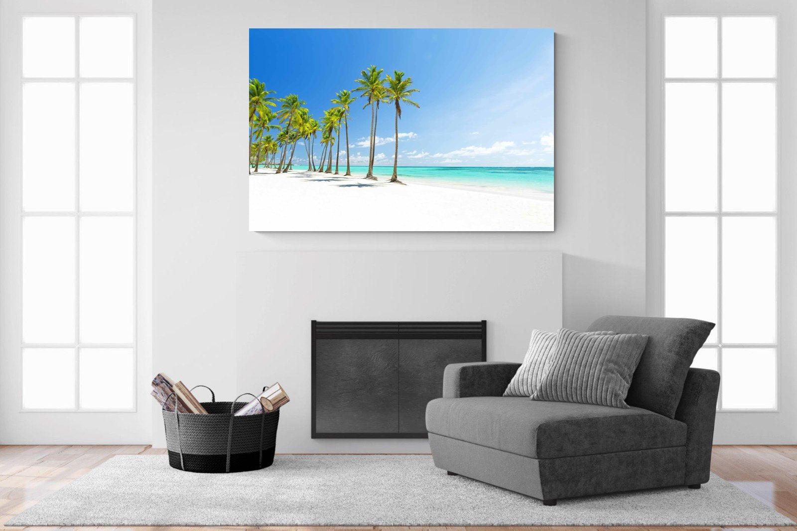 White Sand-Wall_Art-150 x 100cm-Mounted Canvas-No Frame-Pixalot