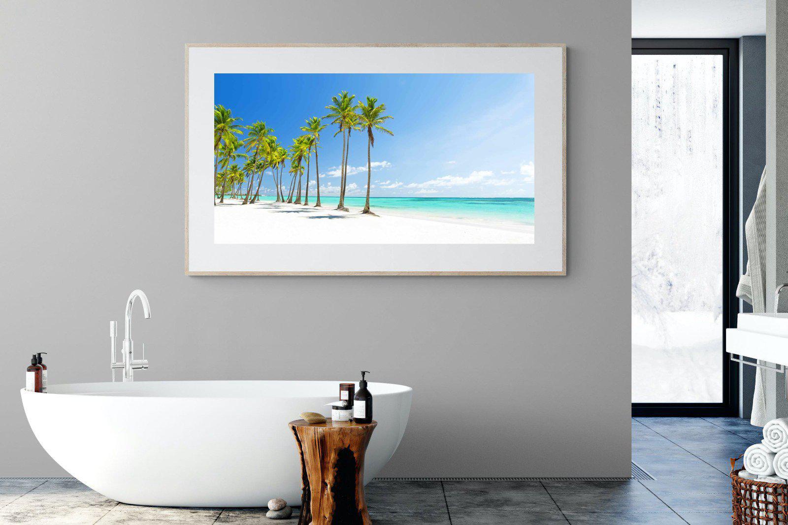 White Sand-Wall_Art-180 x 110cm-Framed Print-Wood-Pixalot