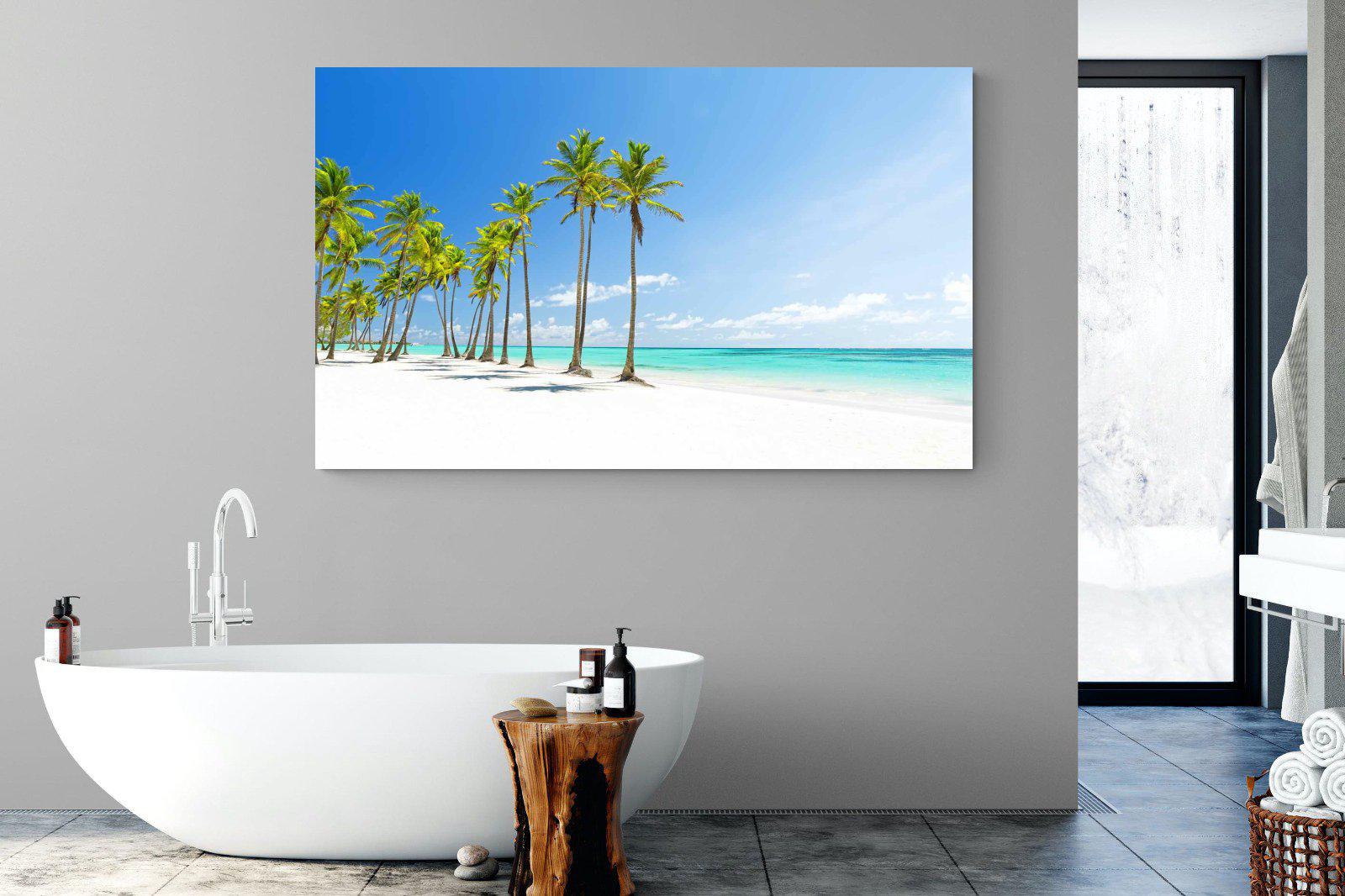 White Sand-Wall_Art-180 x 110cm-Mounted Canvas-No Frame-Pixalot