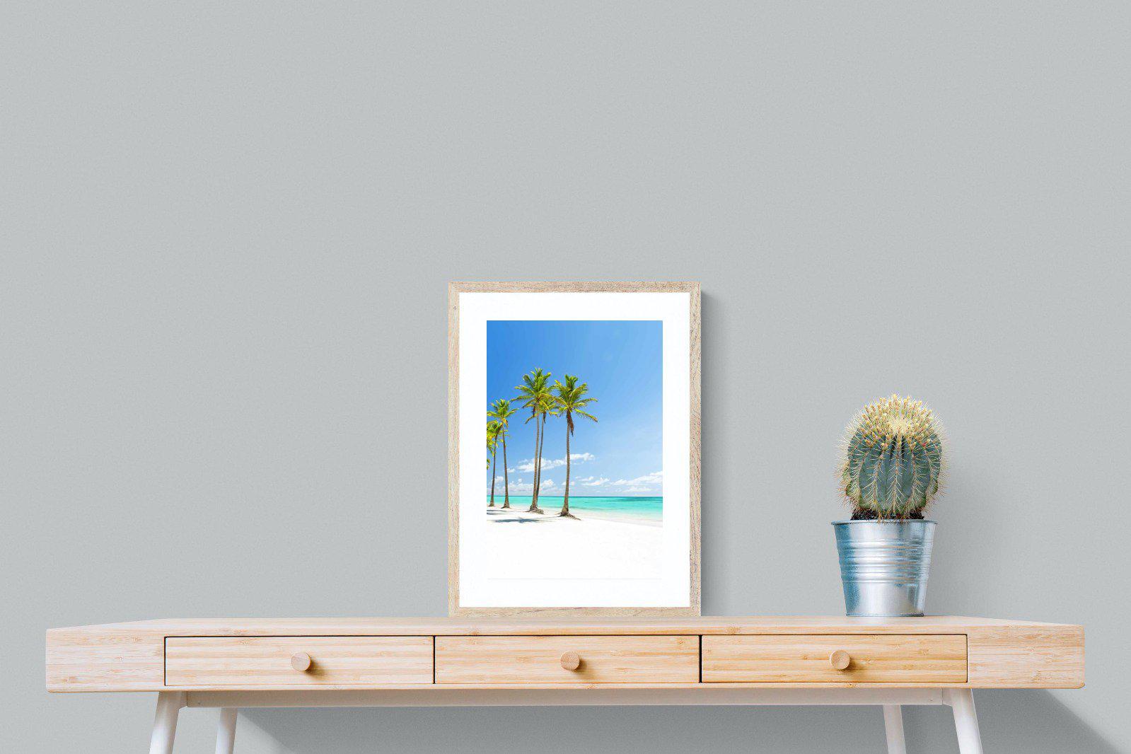 White Sand-Wall_Art-45 x 60cm-Framed Print-Wood-Pixalot