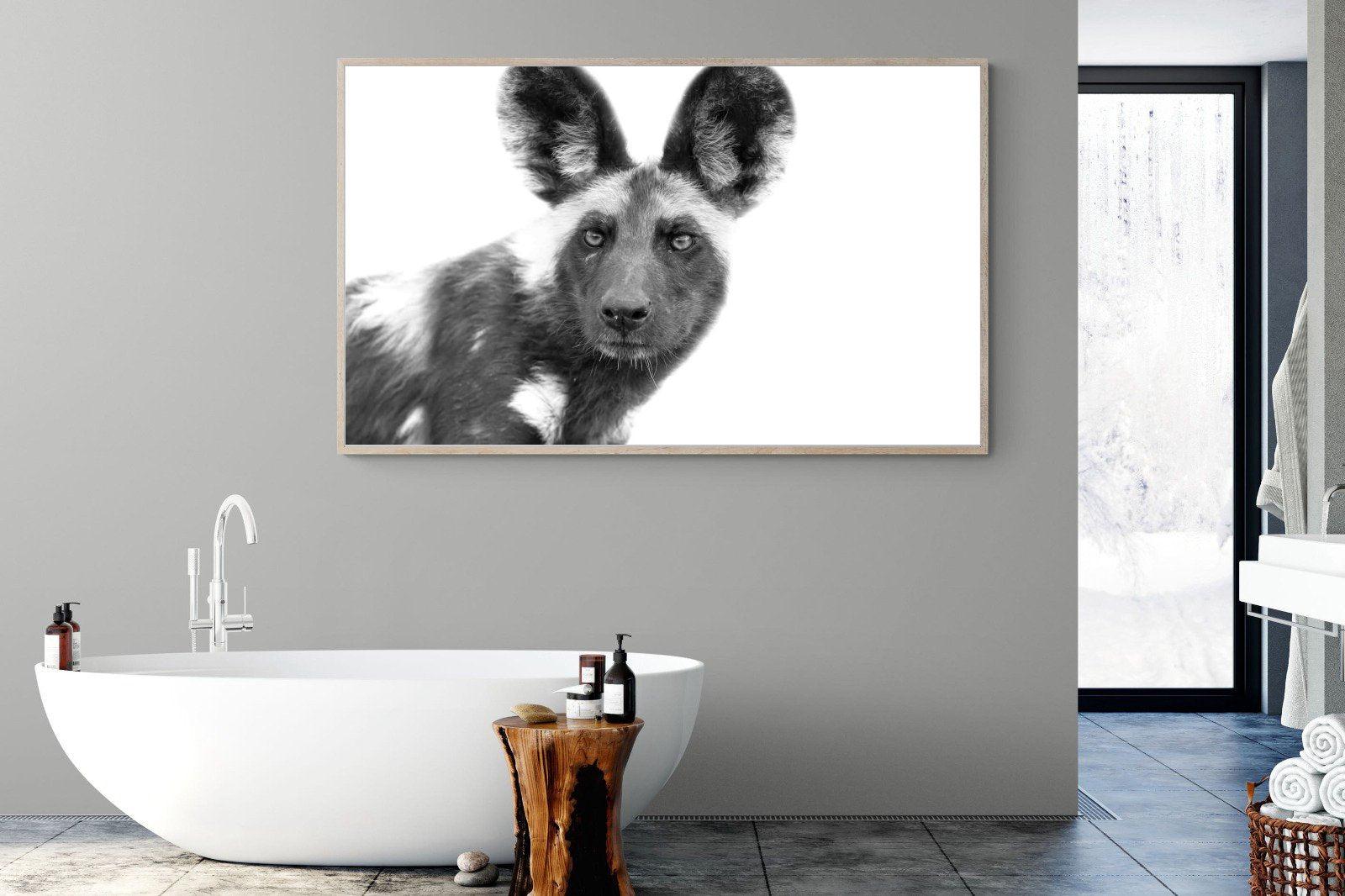 Wild Dog-Wall_Art-180 x 110cm-Mounted Canvas-Wood-Pixalot