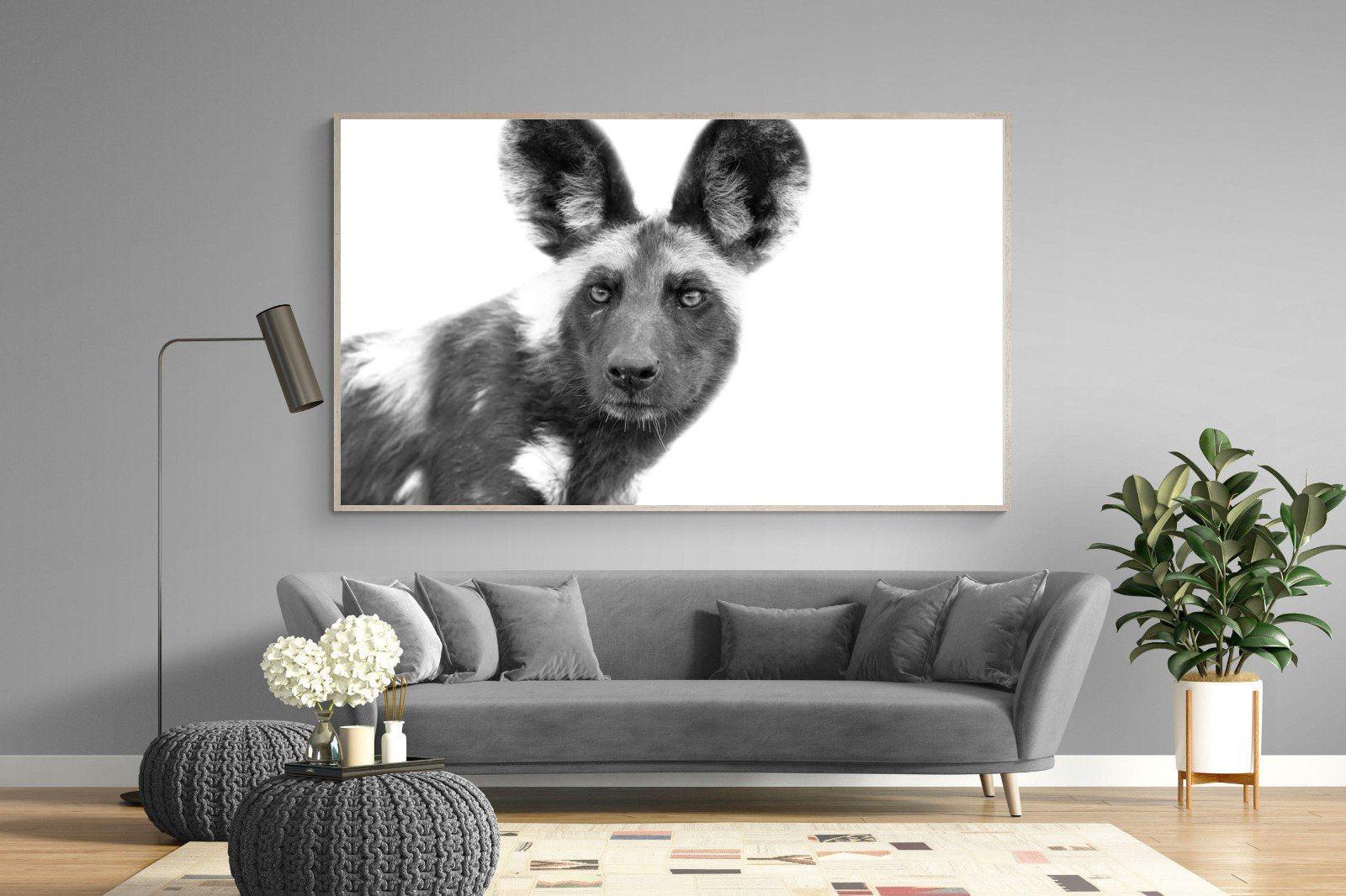 Wild Dog-Wall_Art-220 x 130cm-Mounted Canvas-Wood-Pixalot