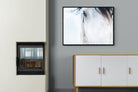 Wild Mustang-Wall_Art-100 x 75cm-Mounted Canvas-Black-Pixalot