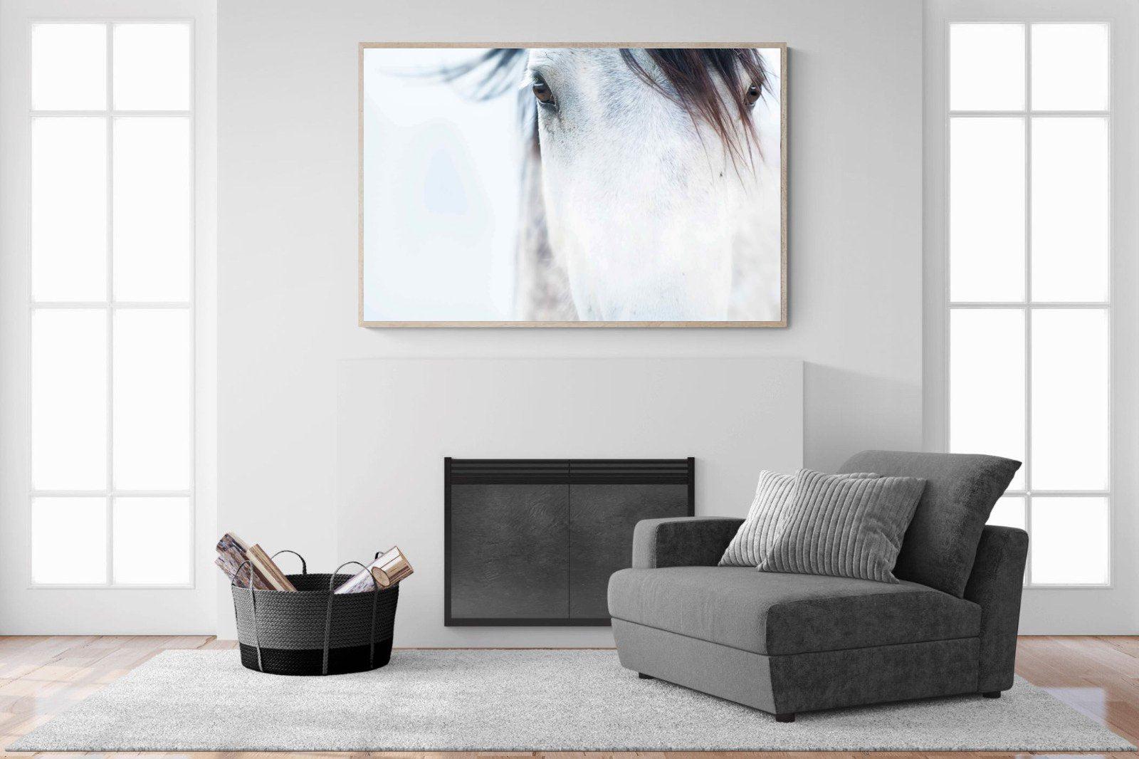Wild Mustang-Wall_Art-150 x 100cm-Mounted Canvas-Wood-Pixalot