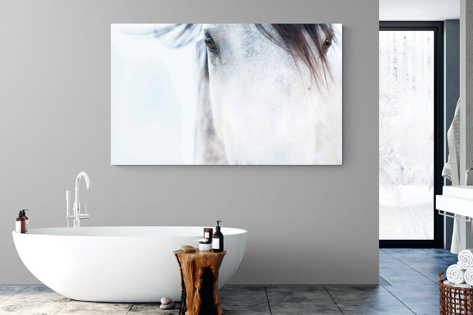Wild Mustang-Wall_Art-180 x 110cm-Mounted Canvas-No Frame-Pixalot