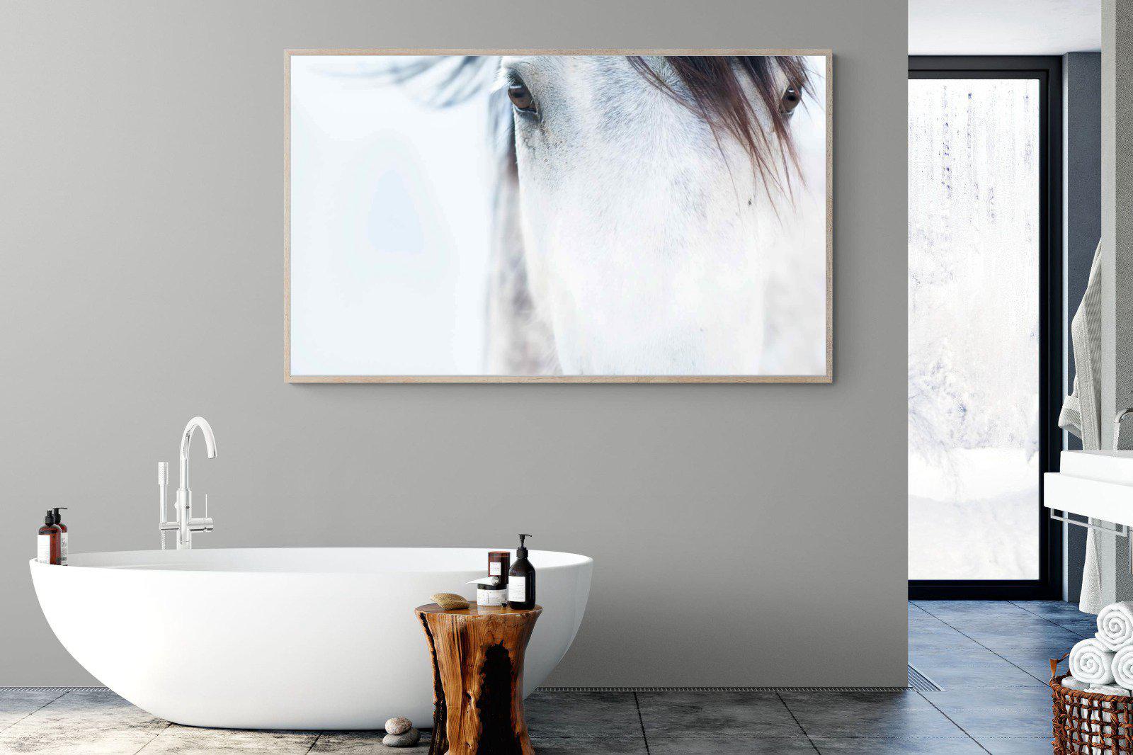 Wild Mustang-Wall_Art-180 x 110cm-Mounted Canvas-Wood-Pixalot