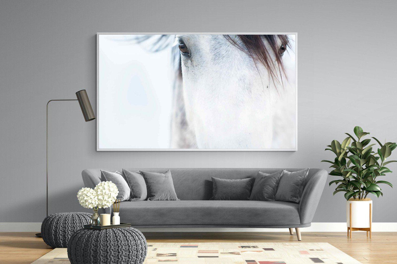 Wild Mustang-Wall_Art-220 x 130cm-Mounted Canvas-White-Pixalot