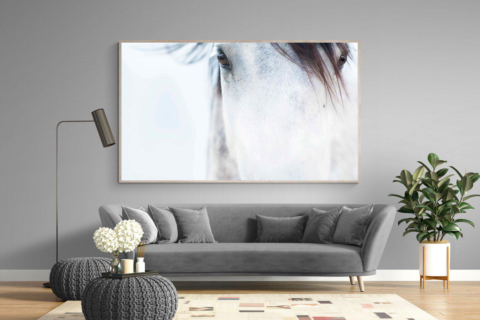 Wild Mustang-Wall_Art-220 x 130cm-Mounted Canvas-Wood-Pixalot