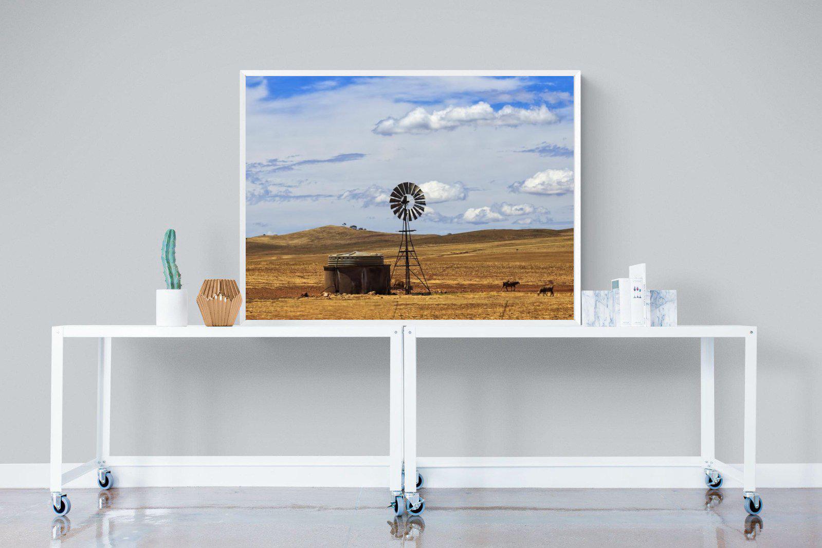 Windmill-Wall_Art-120 x 90cm-Mounted Canvas-White-Pixalot