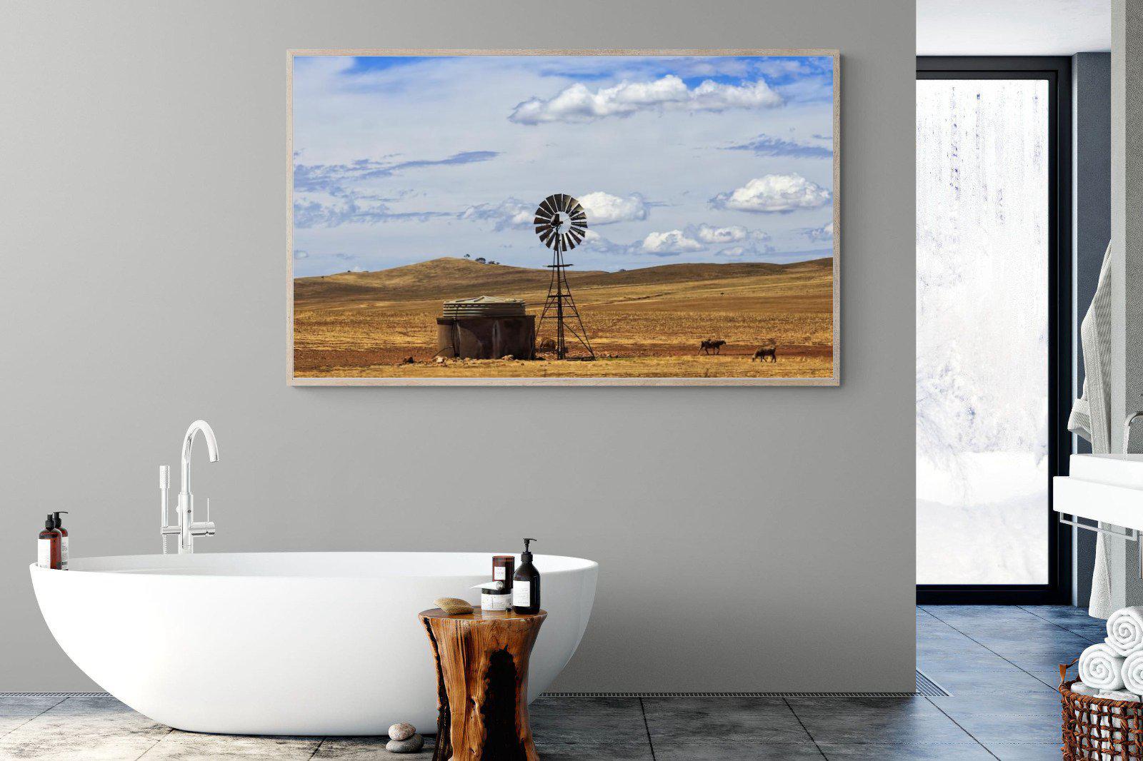 Windmill-Wall_Art-180 x 110cm-Mounted Canvas-Wood-Pixalot