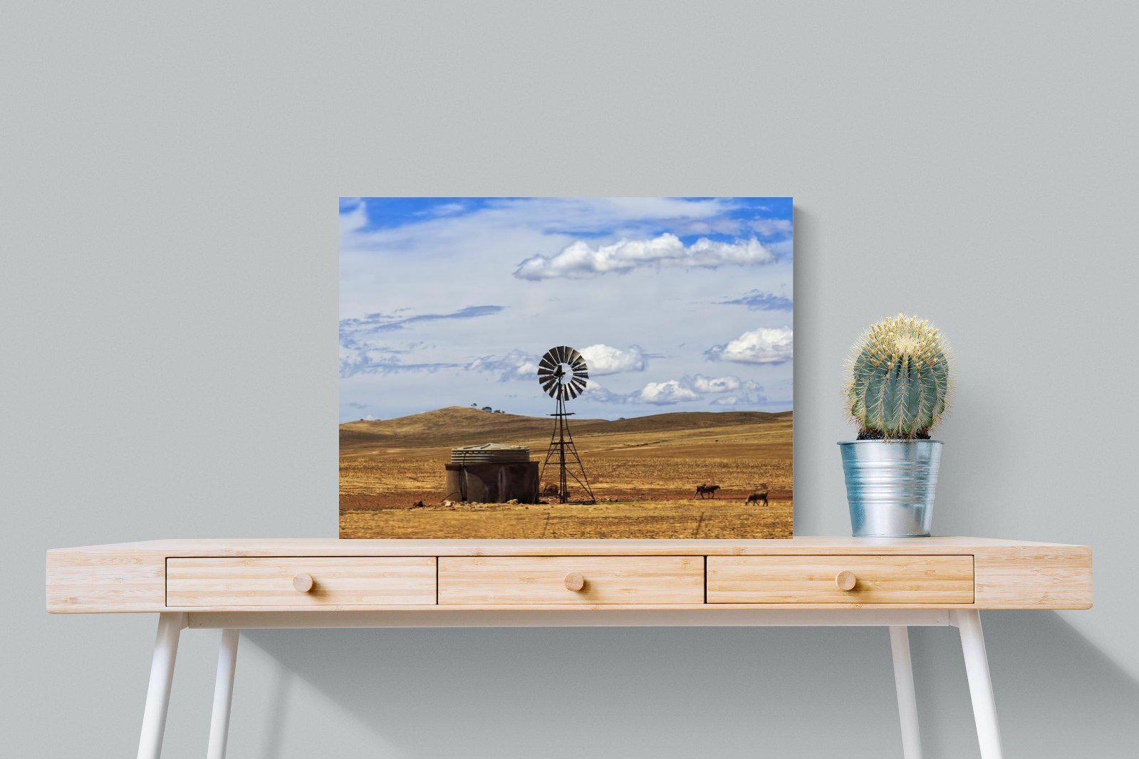 Windmill-Wall_Art-80 x 60cm-Mounted Canvas-No Frame-Pixalot