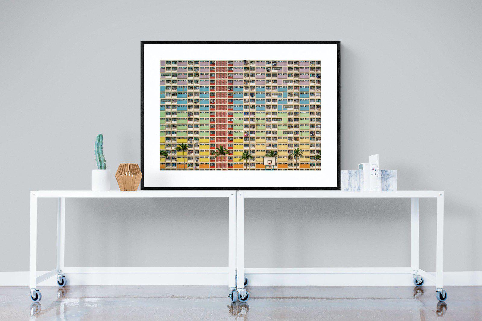 Windows-Wall_Art-120 x 90cm-Framed Print-Black-Pixalot