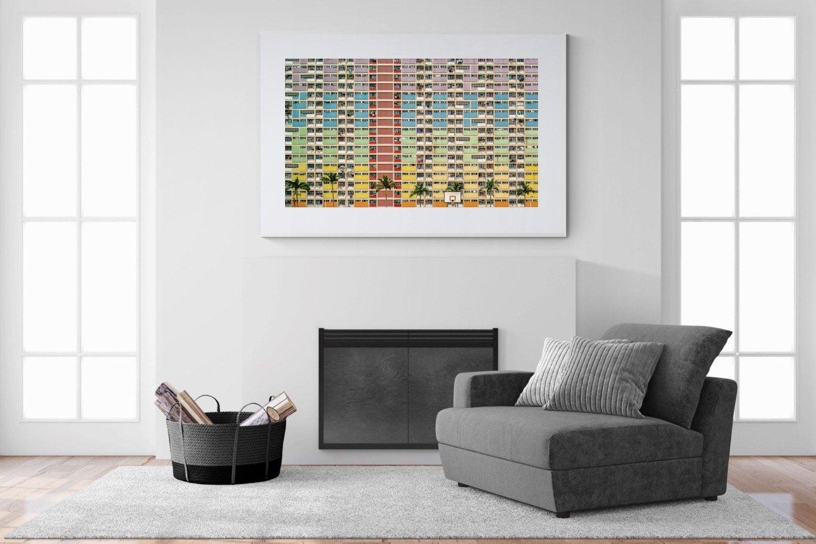 Windows-Wall_Art-150 x 100cm-Framed Print-White-Pixalot