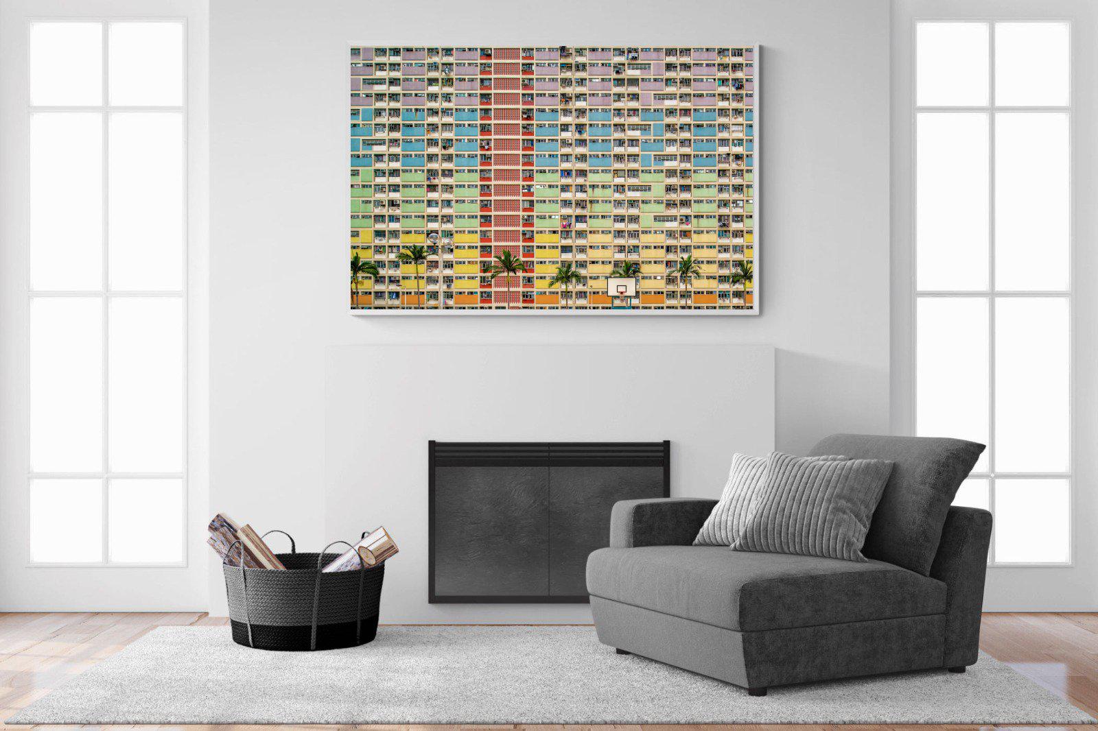 Windows-Wall_Art-150 x 100cm-Mounted Canvas-White-Pixalot