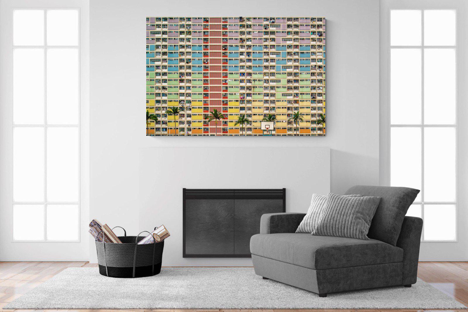 Windows-Wall_Art-150 x 100cm-Mounted Canvas-No Frame-Pixalot