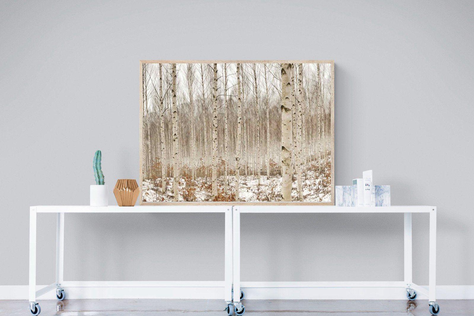 Winter Forest-Wall_Art-120 x 90cm-Mounted Canvas-Wood-Pixalot