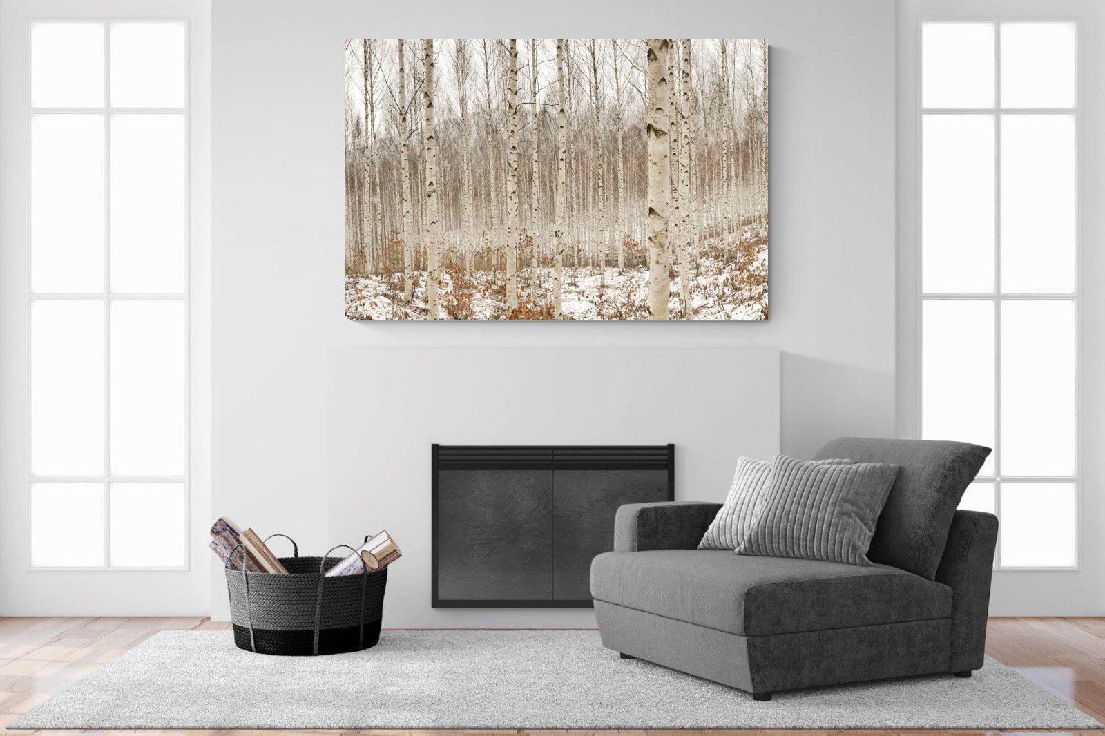 Winter Forest-Wall_Art-150 x 100cm-Mounted Canvas-No Frame-Pixalot