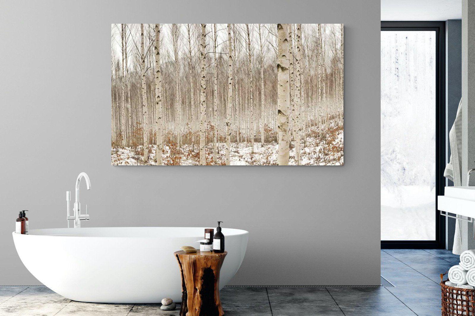Winter Forest-Wall_Art-180 x 110cm-Mounted Canvas-No Frame-Pixalot