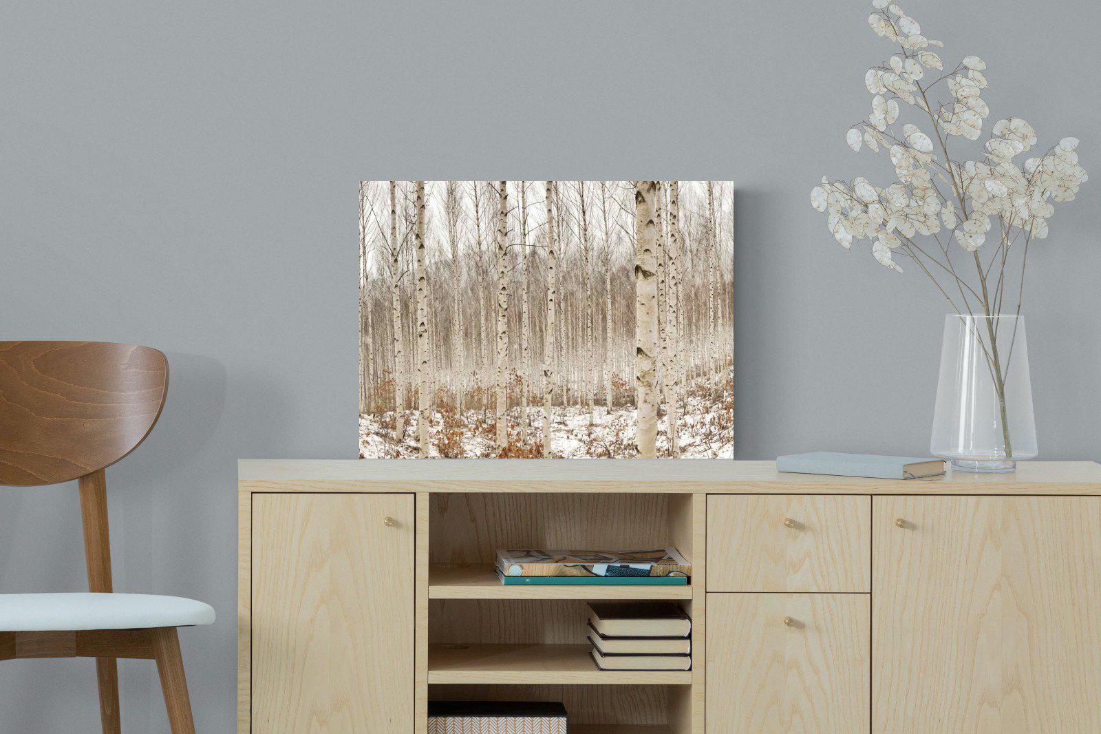 Winter Forest-Wall_Art-60 x 45cm-Mounted Canvas-No Frame-Pixalot