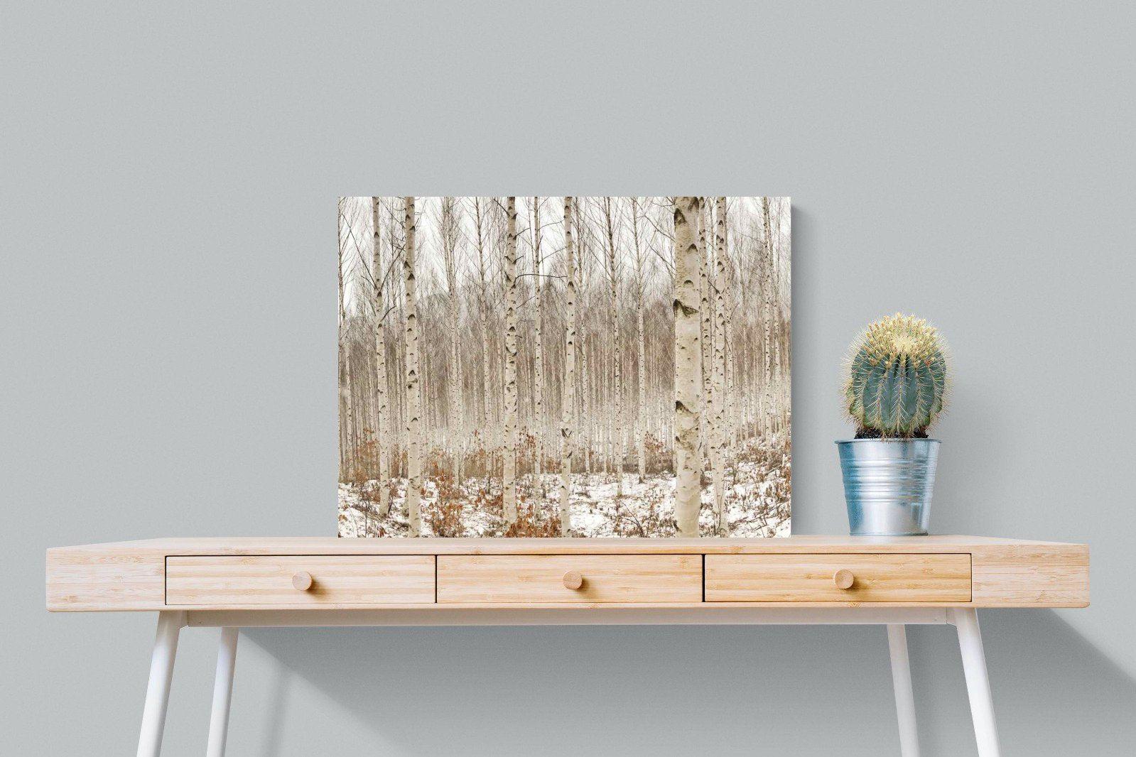 Winter Forest-Wall_Art-80 x 60cm-Mounted Canvas-No Frame-Pixalot