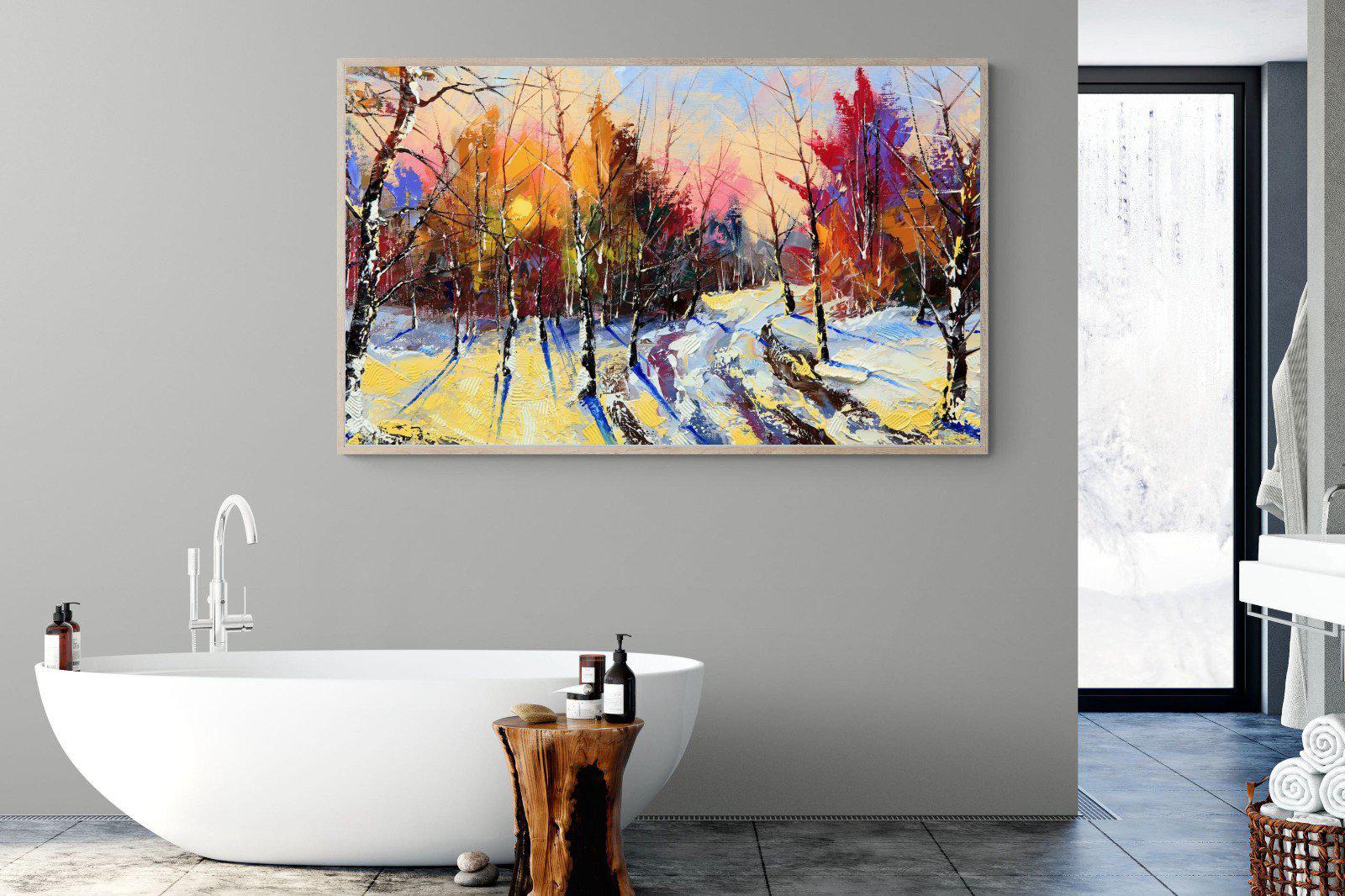 Winter Wood-Wall_Art-180 x 110cm-Mounted Canvas-Wood-Pixalot