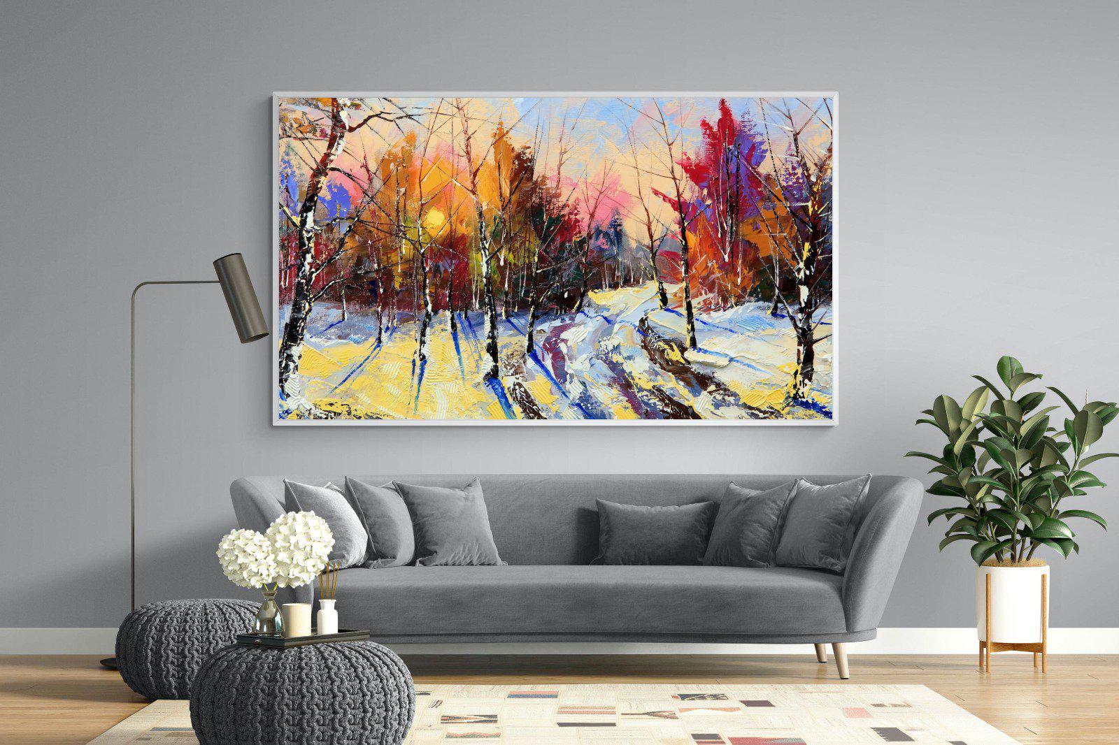 Winter Wood-Wall_Art-220 x 130cm-Mounted Canvas-White-Pixalot