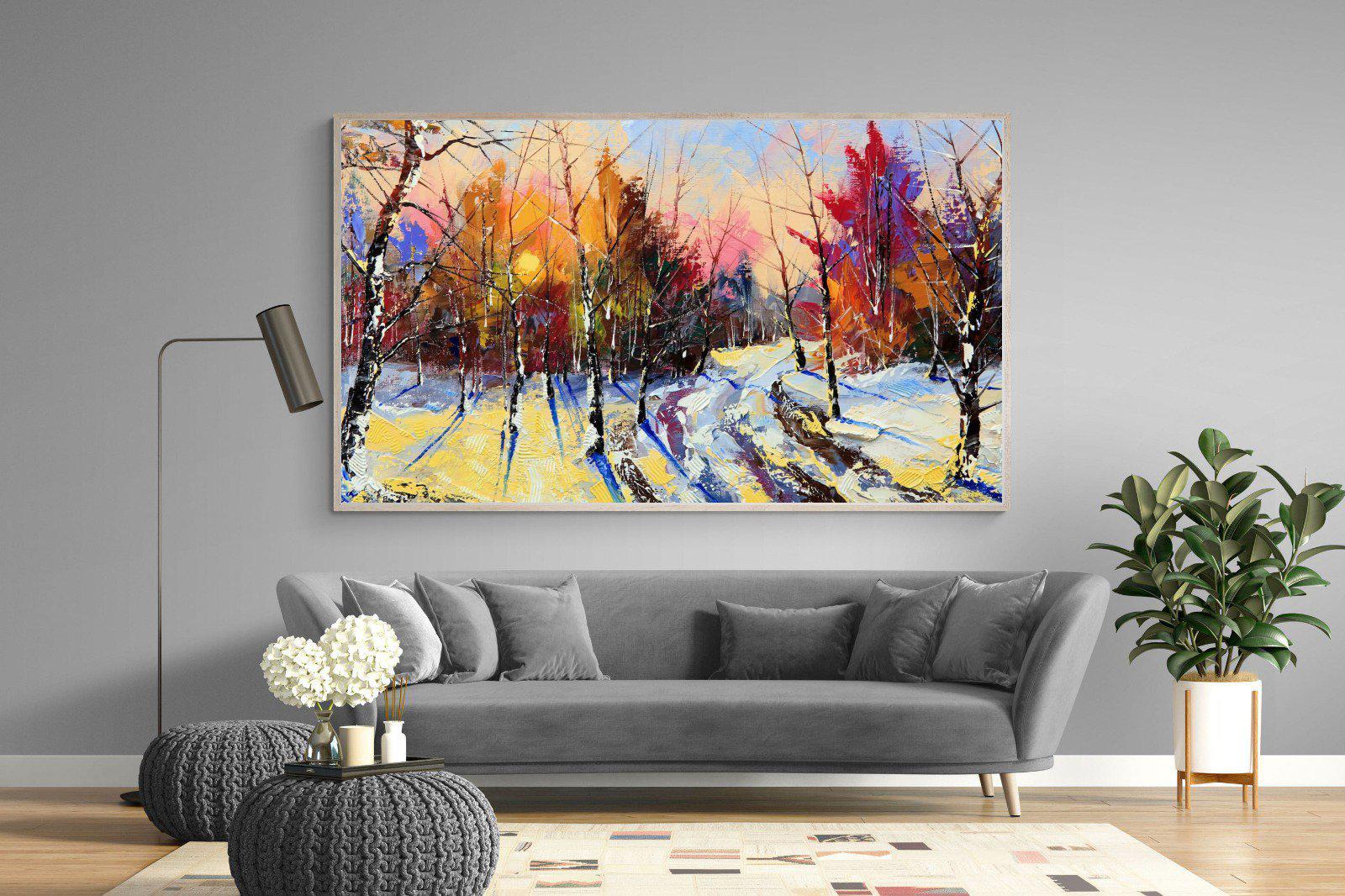 Winter Wood-Wall_Art-220 x 130cm-Mounted Canvas-Wood-Pixalot