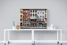 Wintery NYC-Wall_Art-120 x 90cm-Mounted Canvas-Wood-Pixalot