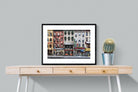 Wintery NYC-Wall_Art-80 x 60cm-Framed Print-Black-Pixalot