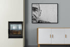 Wise Old Man-Wall_Art-100 x 75cm-Mounted Canvas-Black-Pixalot