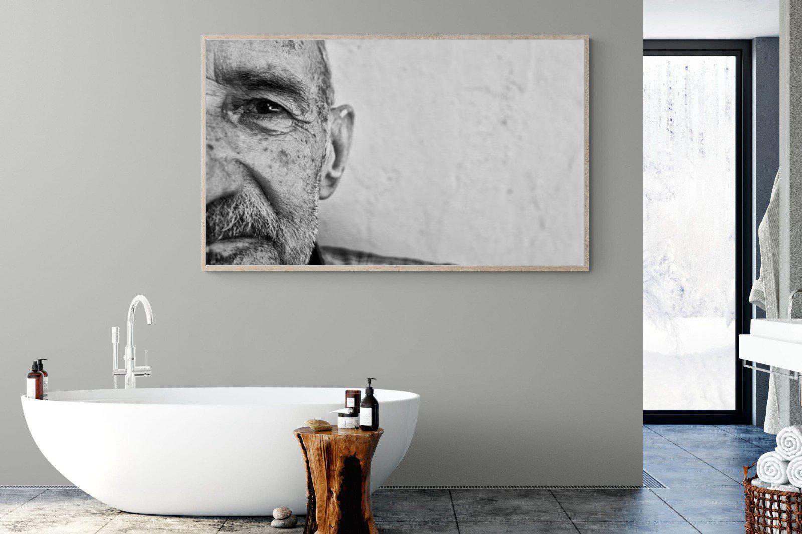 Wise Old Man-Wall_Art-180 x 110cm-Mounted Canvas-Wood-Pixalot