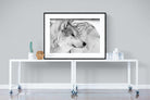 Wolf-Wall_Art-120 x 90cm-Framed Print-Black-Pixalot