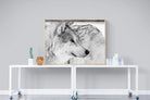 Wolf-Wall_Art-120 x 90cm-Mounted Canvas-Wood-Pixalot