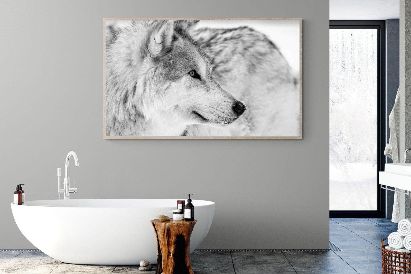 Wolf-Wall_Art-180 x 110cm-Mounted Canvas-Wood-Pixalot