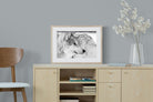 Wolf-Wall_Art-60 x 45cm-Framed Print-Wood-Pixalot