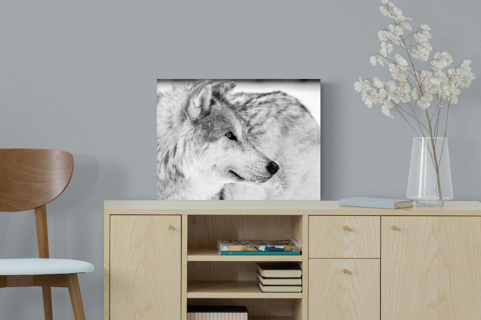 Wolf-Wall_Art-60 x 45cm-Mounted Canvas-No Frame-Pixalot
