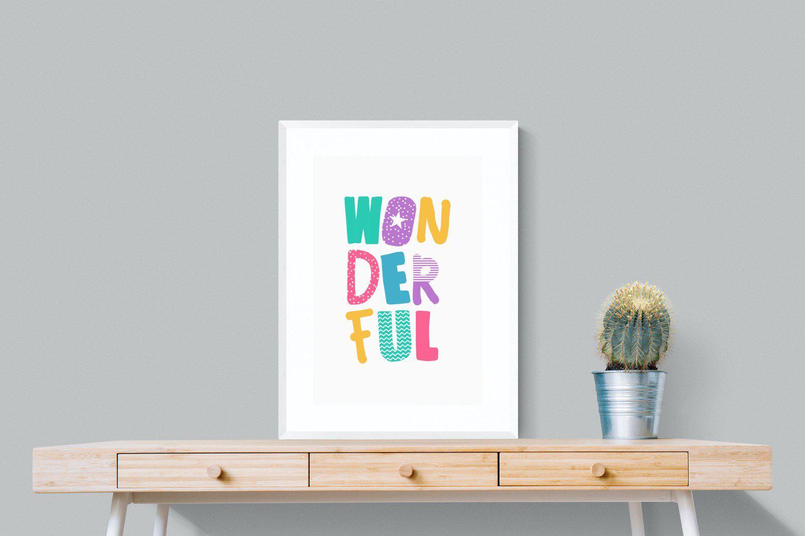 Wonderful-Wall_Art-60 x 80cm-Framed Print-White-Pixalot